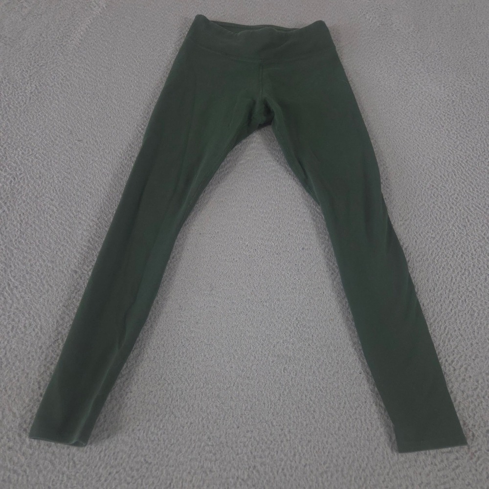 Pact Leggings‎ Womens XS Green Skinny Organic Cotton Stretch Go-To Workout Yoga